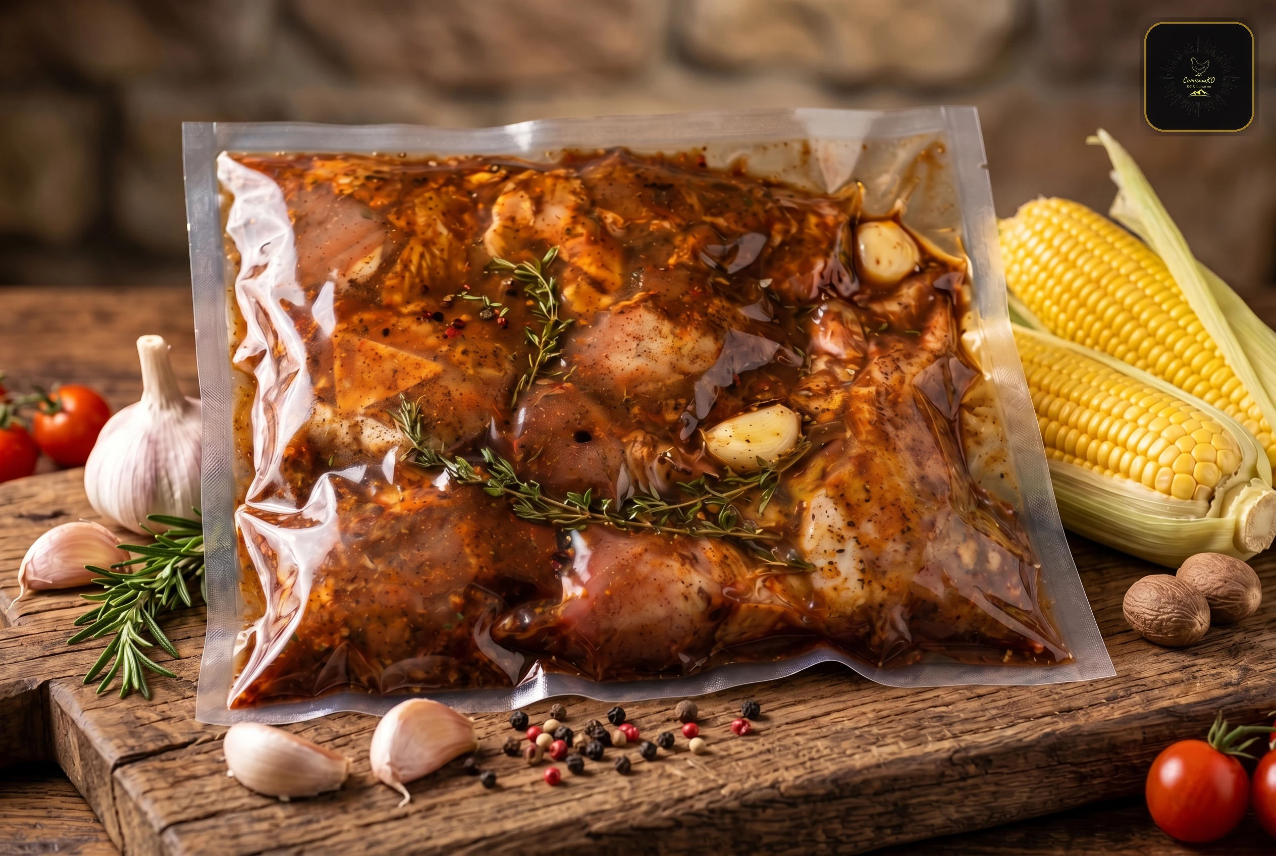 Шашлык из фермерской курицы